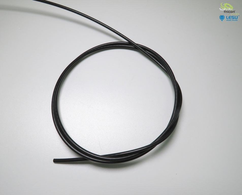 Hydraulic hose 1m black 2.5 / 1.5mm up to 30bar