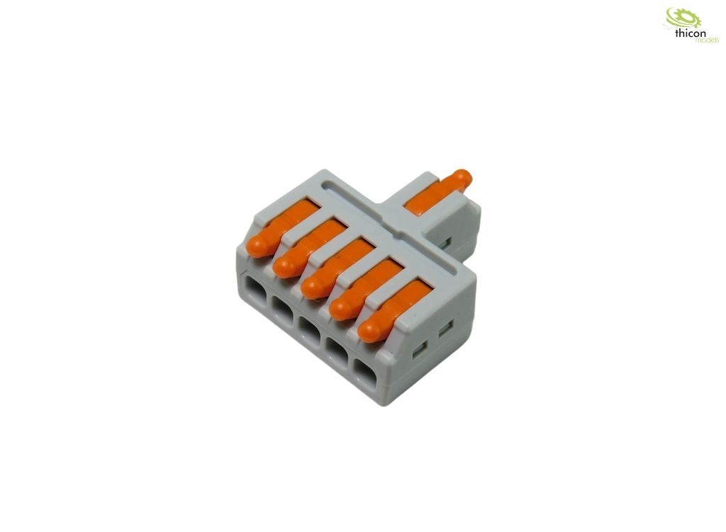 Stromverteiler-Anschlussklemme 1x 5pol. 0,08-2,5mm²