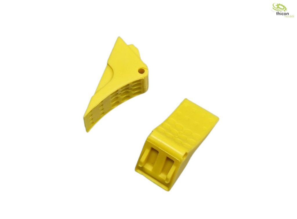 1:14/1:16 chocks yellow 2 rubber pieces
