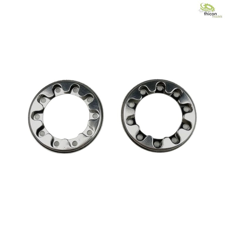1:14 nut protection rings V2A matt 2 pieces