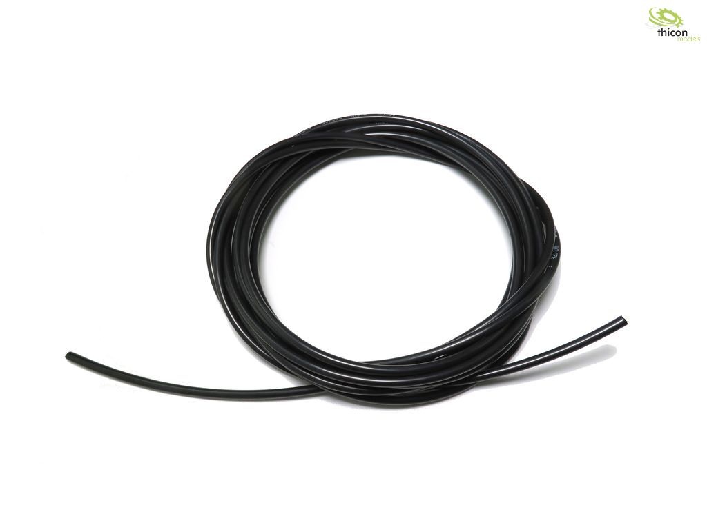 Hydraulic hose 1m black 3x1.7mm flexible up to 50bar