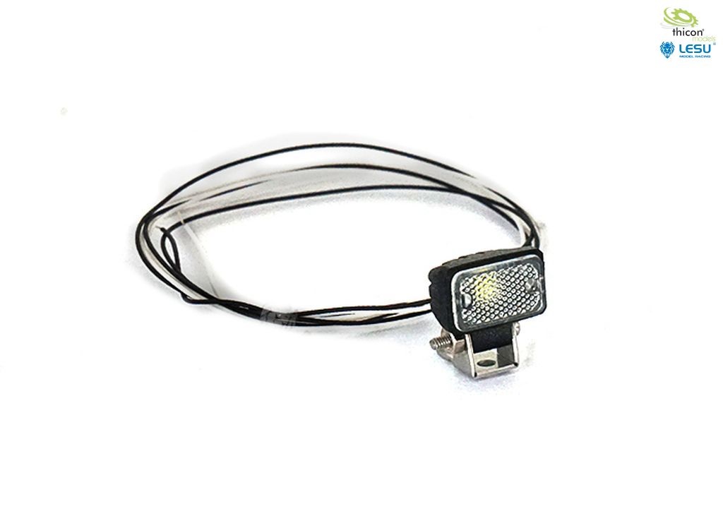 Spotlight LED square with holder 1 piece