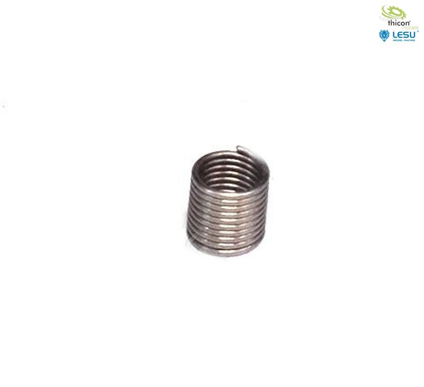 Safety spring V2A for 3mm hydraulic hose 10 pieces