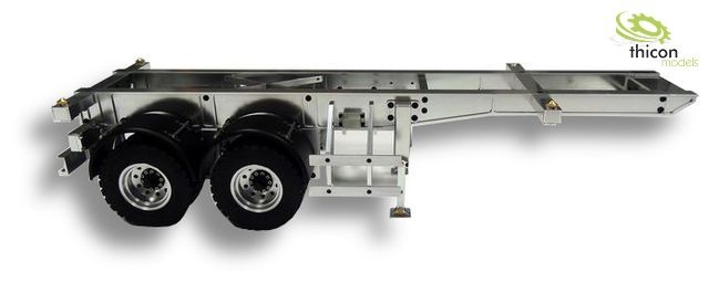 1:14 Trailer 2-axle for interchangeable containers alloy