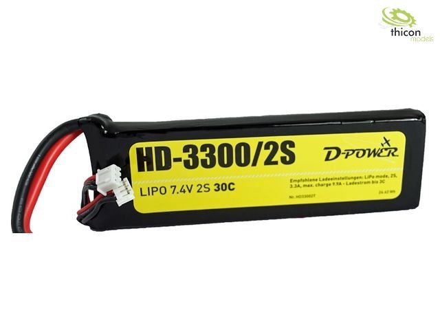 HD-3300 2S Lipo (7,4V) 30C - XT-60 Stecker