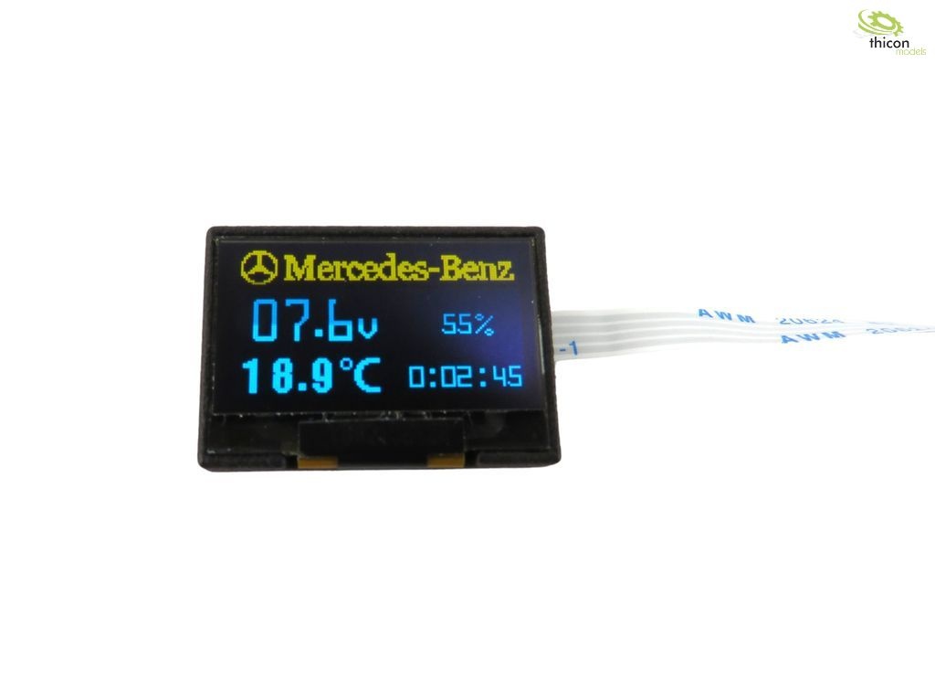 LCD speedometer for trucks and construction machinery