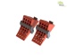 1:14 Wheel chocks red with holder black 2 pieces