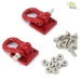 Scale Shackle powder coated red with flange made of metal