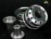 1:16 alloy wheels set front wide with hub pair
