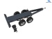 Standard chassis 2-axle tandem trailer, grey