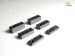 1:14 Bodylift 3/5/7mm for one axle (each 2 pieces)