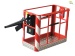 Personnel cage made of metal for loading crane