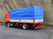 Tarpaulin blue fabric with aluminum frame for flatbed